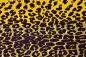 Preview: YELLOW LEOPARD Afrikanischer Wax Print Stoff